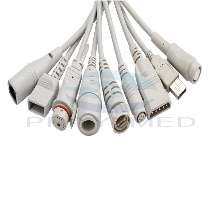 Mindray Datascope Invasive Blood Pressure Cable สายเคเบิลอะแดปเตอร์ IBP 040-000054-00 0