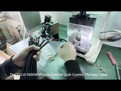 11110-000040 ไฟซิโอคอนโทรล Quik-Combo AED เคเบิลการรักษาสําหรับ Lifepak 12/20/20e