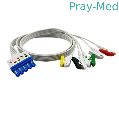 ซื้อ สายตะกั่ว ECG แบบใช้แล้วทิ้งที่เข้ากันได้ 3/5 สายตะกั่ว 989803173131 การผลิตออนไลน์