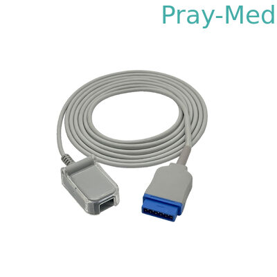 ซื้อ GE marqutte OXI Compatible SpO2 Adapter เคเบิ้ล / สายต่อ 2021406-001 การผลิตออนไลน์