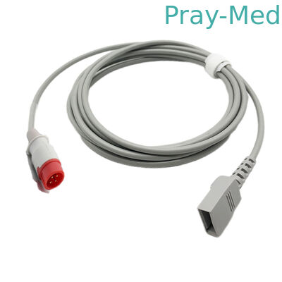 ซื้อ Biolight A8 4 สายความดันโลหิต Invasive สายเคเบิล IBP ขยายความยาว 2.7 ม การผลิตออนไลน์