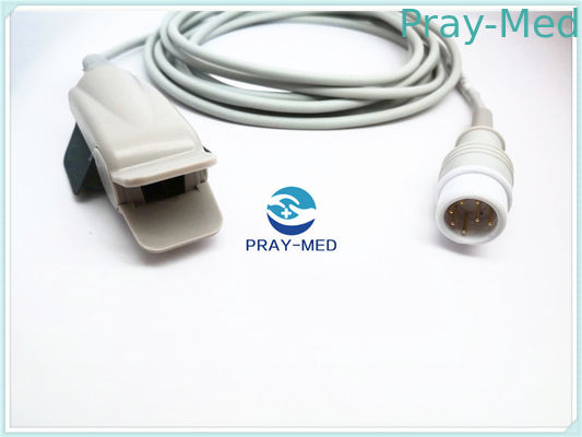 ซื้อ Mindray Beneview T5 T8  Spo2 เซ็นเซอร์นิ้วมือ, เข็มทิศวัดความสูง 7 นิ้ว Pin การผลิตออนไลน์