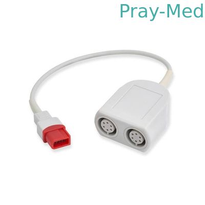 ซื้อ Spacelabs Dual 0.3m 10 Pin IBP Converter Cable 700-0028-00 TPU การผลิตออนไลน์