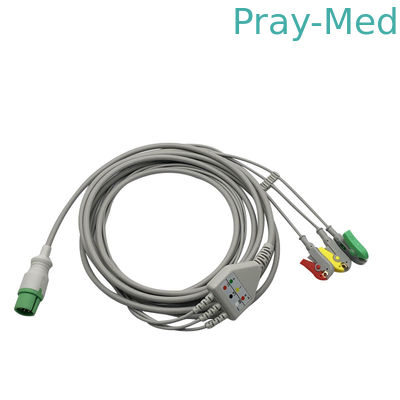 ซื้อ MEK Direct Connect 3/5 นำสาย Ecg Cable Clip IEC / AHA 6-pin Connector, การผลิตออนไลน์