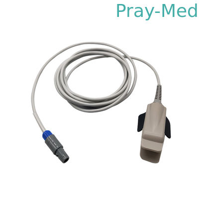 ซื้อ เซ็นเซอร์ Spo2 สำหรับผู้ใหญ่ แจ็คเก็ต TPU 6 ขาขั้วต่อ Lemo 5pin 40 องศา Digital Infinium Omni II การผลิตออนไลน์