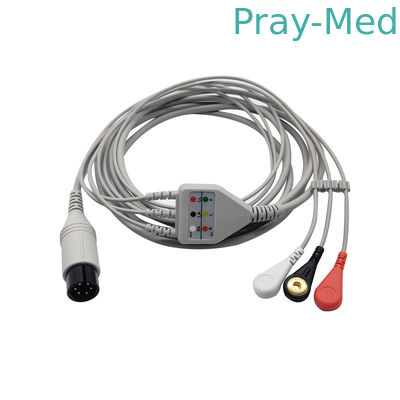 ซื้อ สายเคเบิลผู้ป่วย ISO ECG 6 พิน Contec CMS 6800 CMS 8000 CMS 9000 การผลิตออนไลน์