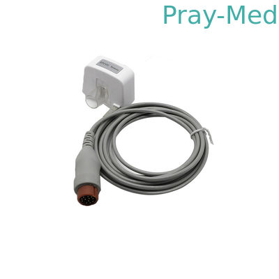 ซื้อ เข้ากันได้กับอุปกรณ์การแพทย์ Comen Etco2 12pin สีเทา การผลิตออนไลน์