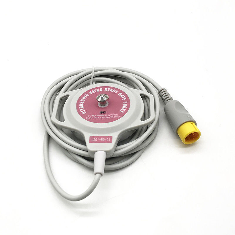 9 PIN Ultrasound Transducer เข้ากันได้กับ Comen 3m 10ft Grey Cable