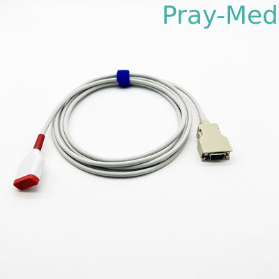 สายเซนเซอร์ TPU Spo2 สีเทา 12ft  14 Pin Connector 4081