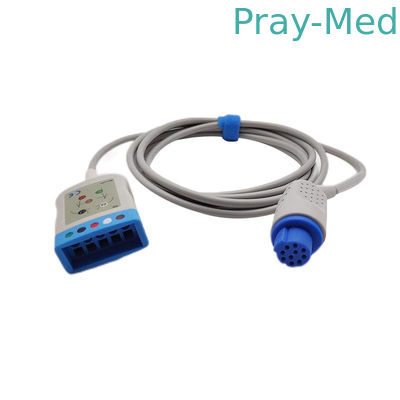 Datex Ohmeda คาร์ดิโอแคป ECG คาเบลผู้ป่วยด้วย Grabber Snap End Cb-72395r