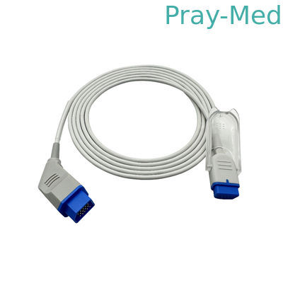Jl-900p Spo2 Adapter Cable 14 Pin 2.4m Tpu Jacket รองรับสําหรับนิฮอน โคเด้น