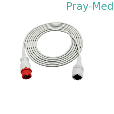 12 Pin 3m Tpu เครื่องเชื่อมต่อความดันโลหิต