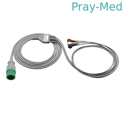 Comen 12pin รองรับตรงเชื่อมต่อเคเบิล ECG กับสายนํา