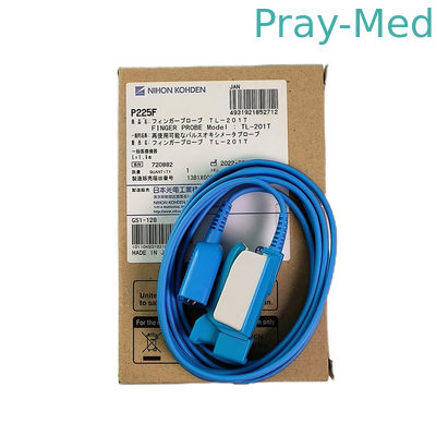 TL-201T นิฮอน คอนเดน P225F ตัวปรับนิ้วมือผู้ใหญ่ SpO2 Sensor TPU Blue