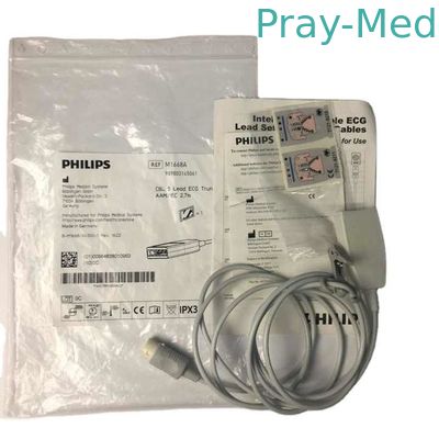 สาย ECG 12 ปินเดิม 5 สาย Lead 989803145061 M1668A 2.4m