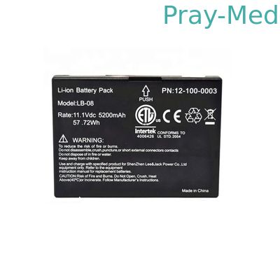 แบตเตอรี่ Biolight สําหรับ A5 A6 A8 Q3 V6 12-100-0003 LB-08 11.1V 5200mAh
