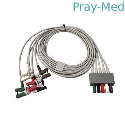 อริจินอล Mindray ECG Leadwires EL6503A 0010-30-42729 เสื้อ TPU 5 ใบ