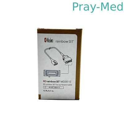TPU Rainbow 20Pin SpO2 Extension Cable MD20-12 สําหรับ M-asimo 4073 RD SET ของเดิม
