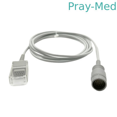 สอดคล้อง Masi-mo 25pin ถึง DB9 Spo2 Extension Cable LNCS 3376