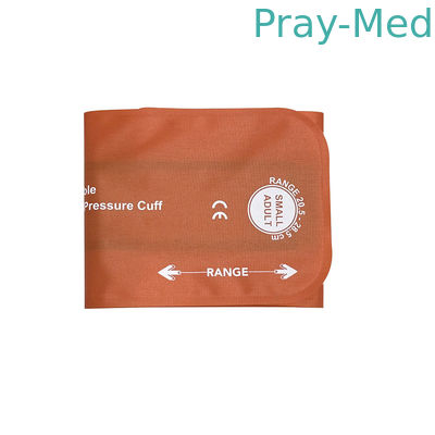 ผู้ใหญ่ขนาดเล็ก 10 สามารถใช้งานได้อีกครั้ง Welch Allyn FlexiPort NIBP Cuff 20.5-28.5cm ไนลอน+ TPU