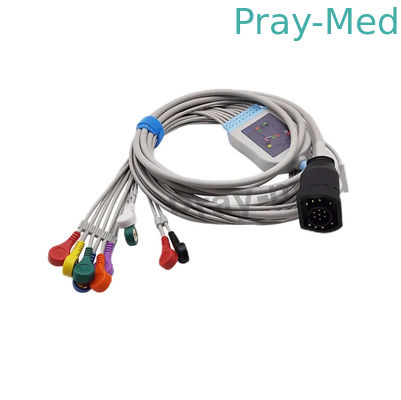 คาเบล EKG สอดคล้องตรงกับ Zoll สําหรับ M หรือ E Series 8000-1007-01 8000-1006-02