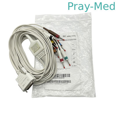 PAGEWRITER TC10 ECG EKG สายไฟฟ้าผู้ป่วยยาว 10 สายไฟฟ้า AHA 989803184951