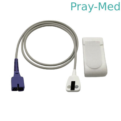 เซ็นเซอร์วัดค่าออกซิเจนในเลือด (SpO2) แบบติดหน้าผากสำหรับผู้ใหญ่ เด็ก และสัตว์แพทย์ ทำจากวัสดุ TPU พร้อมขั้วต่อ Nellcor 9 พิน