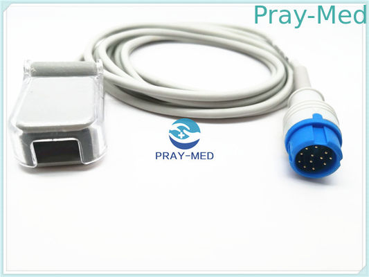 สายเคเบิลอะแดปเตอร์ Spo2 ที่เข้ากันได้ของ Mindray สำหรับ BeneView T5 / T8 0010-20-42710