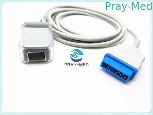 GE marqutte OXI Compatible SpO2 Adapter เคเบิ้ล / สายต่อ 2021406-001