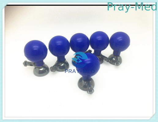 ดูดสุญญากาศนำกลับมาใช้ใหม่ Ecg Suction Electrodes ปริมาณนิกเกิลโลหะ 5cc Bulb Volume