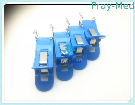 เกรดทางการแพทย์ใช้ซ้ำได้ ECG Electrodes Agcl โลหะ 4 ชิ้น / ชุด