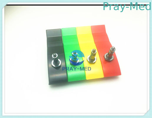 เด็ก / กุมารแพทย์ขาหนีบ Clamp Electrodes, พลาสติก Ecg Limb Clamps ด้วยสกรู