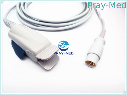 Datascope 8 Pin Reusable Spo2 เซ็นเซอร์พร้อมคลิปหนีบนิ้ว 0020-00-071-01