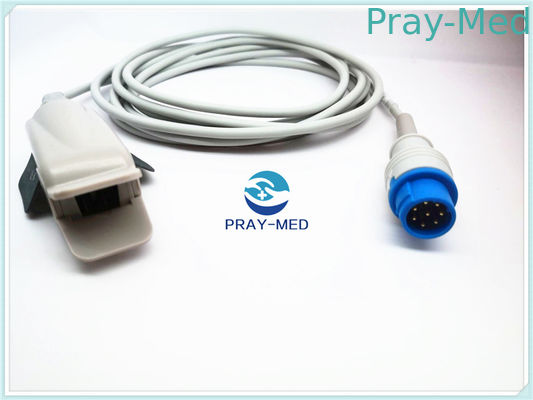 เซ็นเซอร์ลายนิ้วมือ Mennen Finger Spo2, 13 Pin สำหรับผู้ใหญ่ Spo2 Finger Sensor Probe