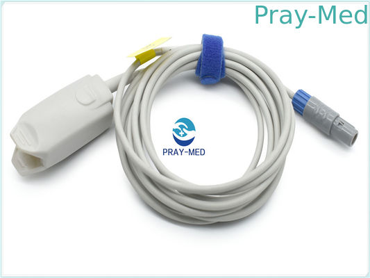 ดิจิตอล 5 พินผู้ใหญ่เซ็นเซอร์ Spo2 Probe Contec สาย TPU CMS6000 / 7000/8000