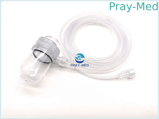 การสุ่มตัวอย่างสาย Co2 Water Trap PVC วัสดุ Mindray Sidestream Compatible