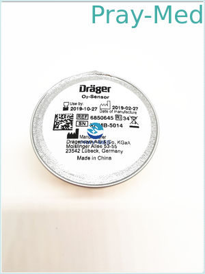 6850645 Draeger Oxygen Sensor O2 เซลล์ / แบตเตอรี่ออกซิเจนพลาสติกวัสดุโลหะ