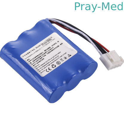 สีฟ้าแบตเตอรี่ทดแทน Mindray แพทย์สำหรับ Beneheart R3 UMEC10 MEC6 LI13S001A