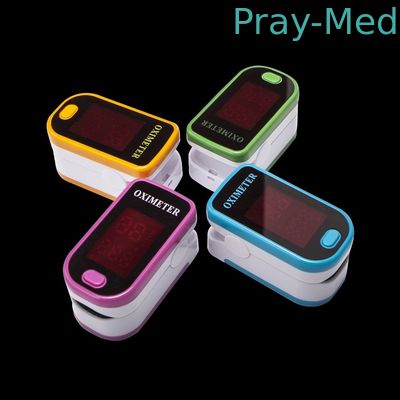 วัสดุ ABS ทิ้ง Pulse Oximeter นิ้ว Probe จอแสดงผล OLED FDA อนุมัติ CE