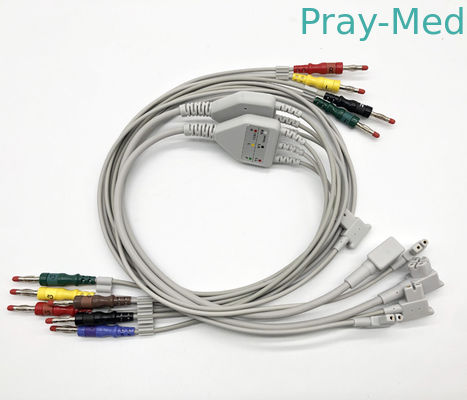 HP TC30 ecg Cable 10 สายไฟ Ecg พร้อม snap/คลิป 989803151651