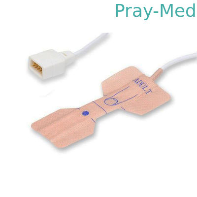 0.9m ผู้ใหญ่ Biolight Pulse Oximeter เซนเซอร์แบบใช้แล้วทิ้ง 9 พินดิจิตอล