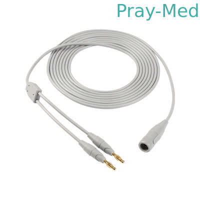 CE Ventilator Accessories ใช้ซ้ำได้ Euro Us Electrosurgica Silicone Bipolar Cable
