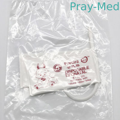 PVC Neonatal Non Invasive Blood Pressure Cuff หลอดเดียว NIBP Cuff