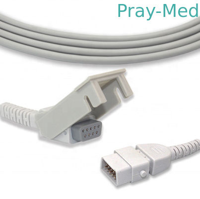 DB9 9 Pin BCI 3311 สายเคเบิลต่อขยาย Spo2 ที่เข้ากันได้ Smiths Medical