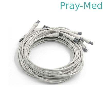 สีเทา GE Marquette MAC EKG Leadwires 420101-002 10 AHA 1.2M