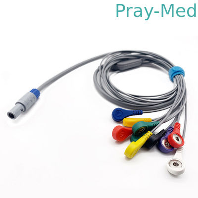 OEM ODM Biomedical 10 Leads 14 Pin ECG Cable เข้ากันได้ BI9000 AHA IEC