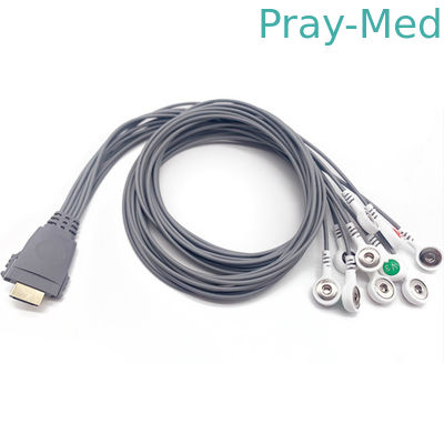 Landcome 1.5m 10 Lead Ecg Holter Cable Grabber Connector