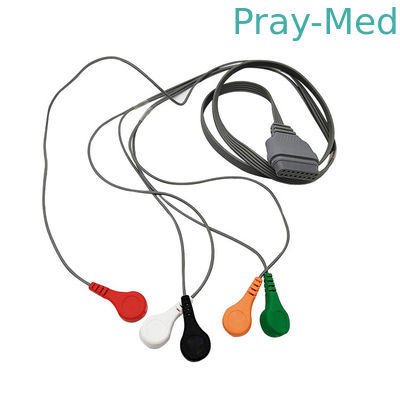 Holter 5 สายนำคลื่นไฟฟ้าหัวใจ, ตรวจสอบการเชื่อมต่อสายเคเบิ้ล Edan SE2003 / SE2012 ด้วย 16 Pins