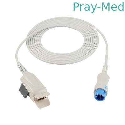 เซ็นเซอร์ Spo2 สำหรับผู้ใหญ่ของ Mindray พร้อมขั้วต่อคีย์ 7 พินสำหรับ T5 / T8