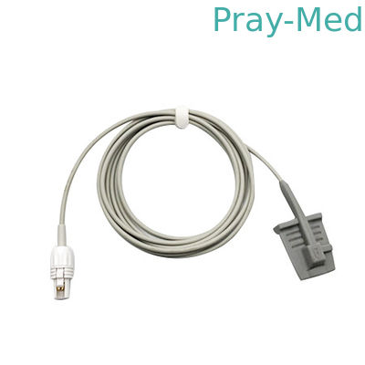 Mbelec เซ็นเซอร์ Spo2 แบบใช้ซ้ำได้ 3m ผู้ใหญ่ Slilcone Soft 7pin พร้อม CE / ISO